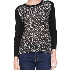 Tory Burch Black and White Sweater, Size Medium